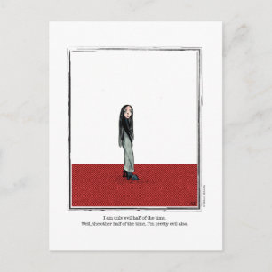 Carte Postale Caricature EVIL par Ellen Elliott