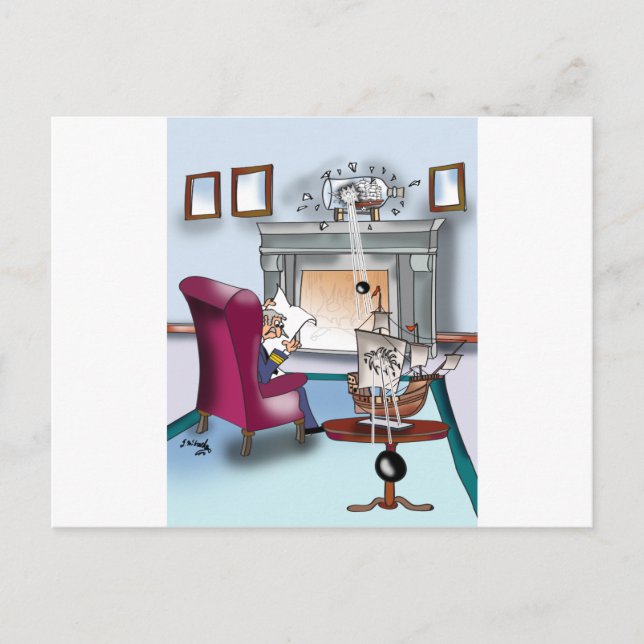 Carte Postale Caricature marine 9384 (Devant)