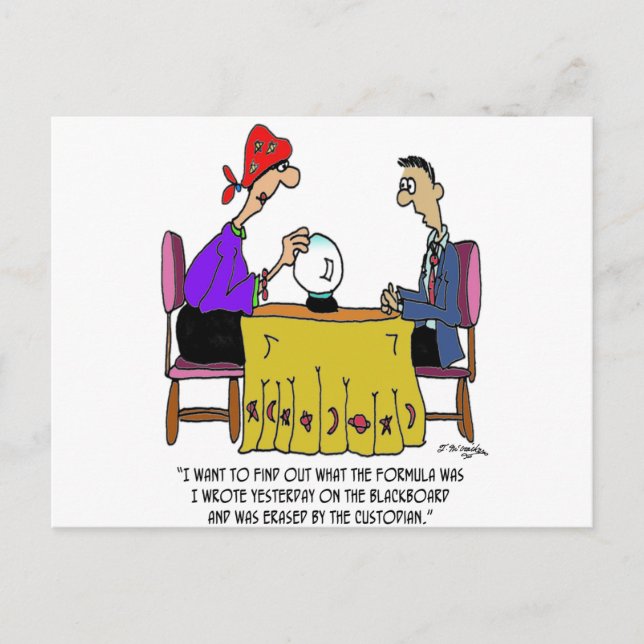 Carte Postale Caricature mathématique 6487 (Devant)