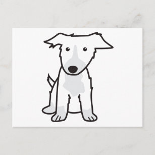 Carte Postale Caricature pour chien Collie