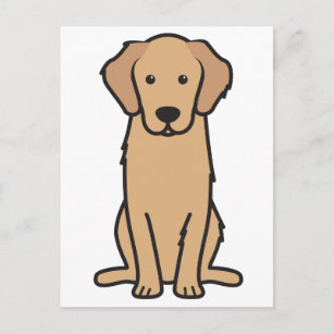 Carte Postale Caricature pour chien d'or