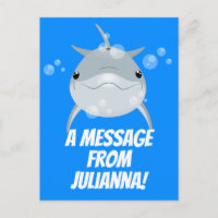 Caricature pour dauphin kawaii joyeux