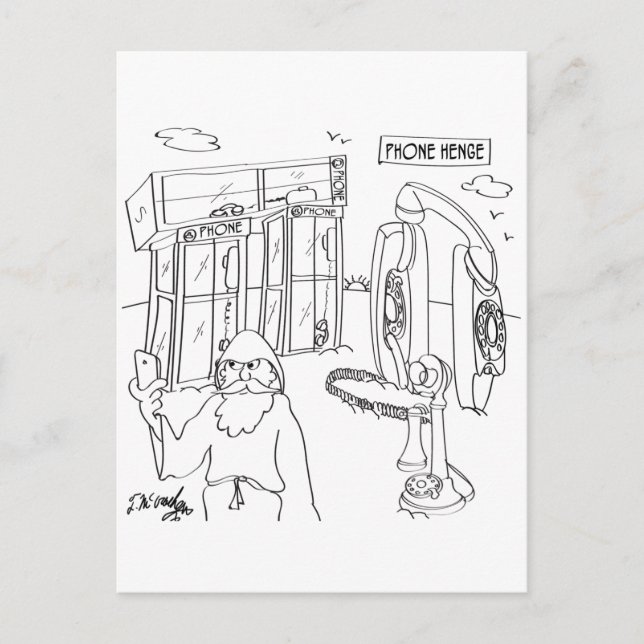 Carte Postale Caricature téléphonique 9318 (Devant)