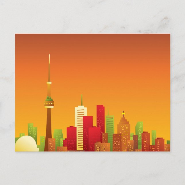 Carte Postale Caricature Toronto (Devant)