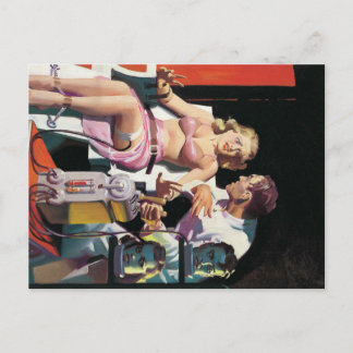 Carte Postale Caricature vintage bizarre halloween