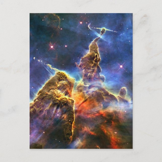 Carte Postale Carina Nebula Hubble Space (Devant)