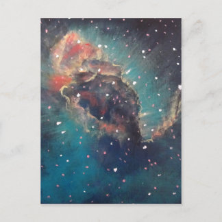 Carte Postale Carina Nebula peinture de l'art spatial