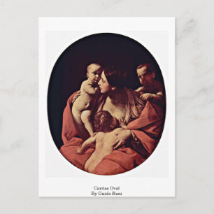 Carte Postale Caritas Oval Par Guido Reni