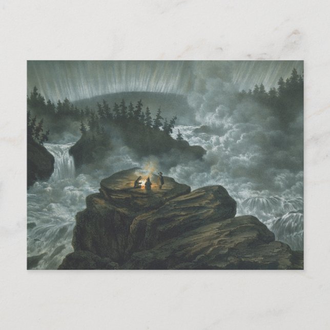 Carte Postale Carl Svante Hallbeck - Njommelsaska en Laponie (Devant)