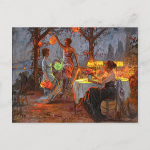 Carte Postale Carlier : Préparation pour le Parti