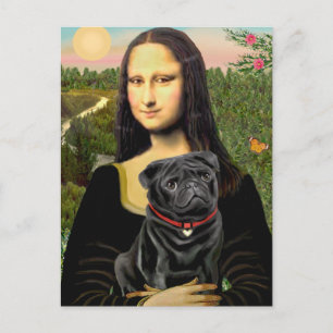 Carte Postale Carlin 16 (noir) - Mona Lisa