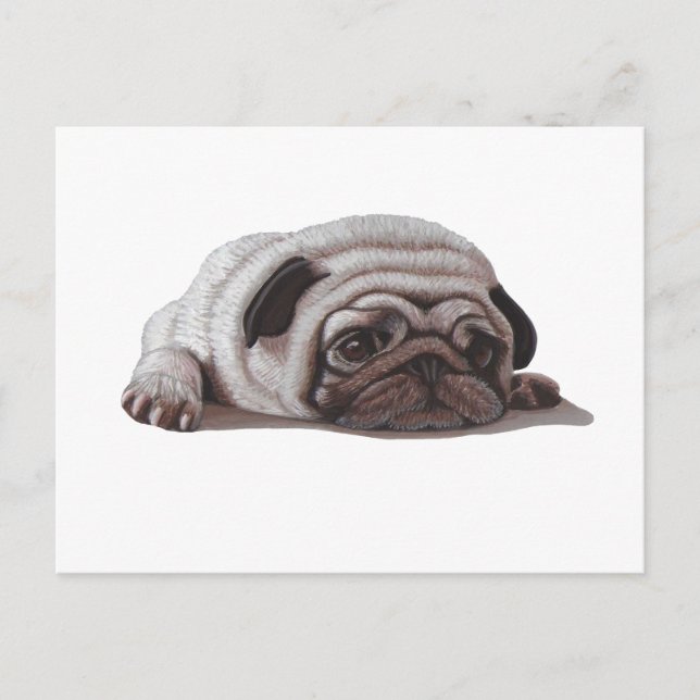 Carte Postale Carlin triste (Devant)
