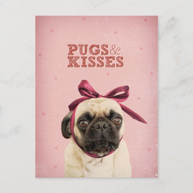 Carte Postale Carlins & Baisers par itslolathepug (Devant)
