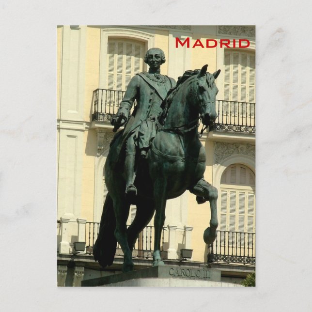Carte Postale Carlos III (Devant)
