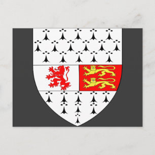 Carte Postale Carlow County Crest, Irlande
