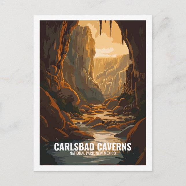 Carte Postale Carlsbad Caverns National Park Nouveau-Mexique USA (Devant)