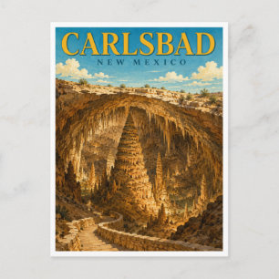 Carte Postale Carlsbad Nouveau-Mexique Carlsbad Caverns GeoSaga