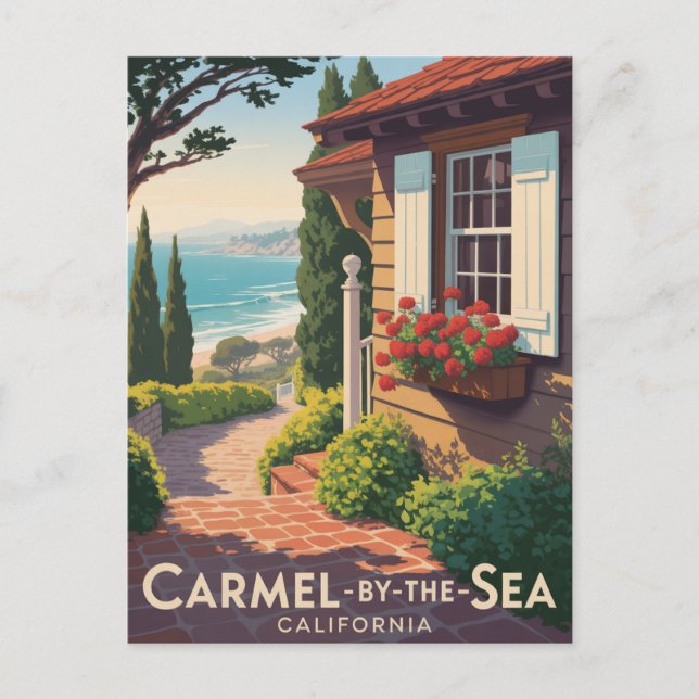 Carte postale Carmel-by-the-Sea California (Devant)