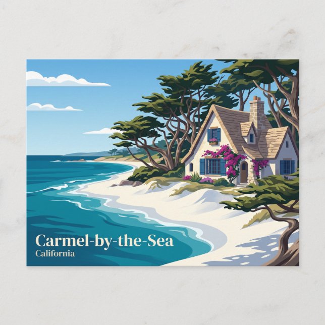 Carte Postale Carmel-by-the-Sea États-Unis (Devant)