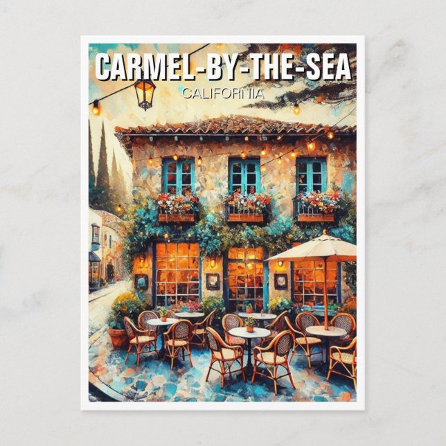 Carte Postale Carmel par la mer (Devant)