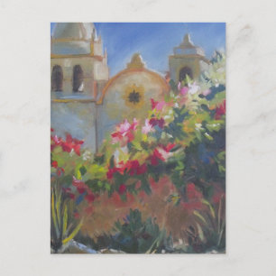 Carte Postale Carmel Spanish Mission California Garden