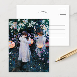 Carte Postale Carnation, Lily, Lily, Rose   John Singer Sargent