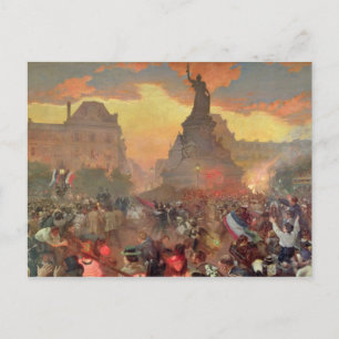 Carte Postale Carnaval à Paris en l'honneur du Russe