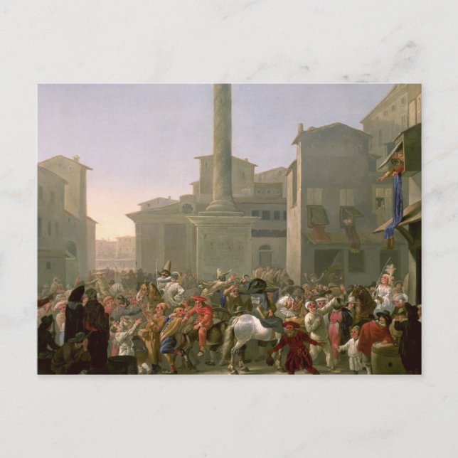 Carte Postale Carnaval à Rome, c.1650-51 (Devant)