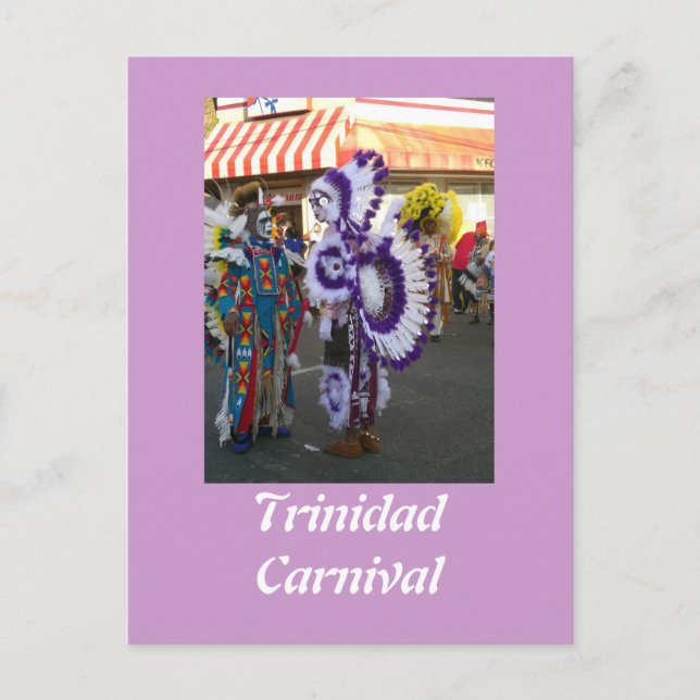 Carte Postale Carnaval à Trinidad (Devant)