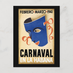 Carte Postale Carnaval de La Havane Carnaval 1941