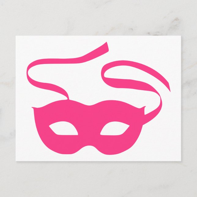 Carte Postale Carnaval de masque de théâtre (Devant)