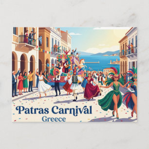 Carte Postale Carnaval de Patras Grèce