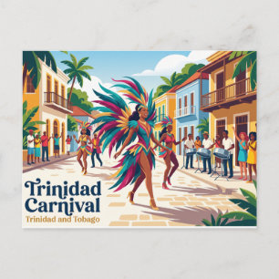 Carte Postale Carnaval de Trinidad Trinité-et-Tobago