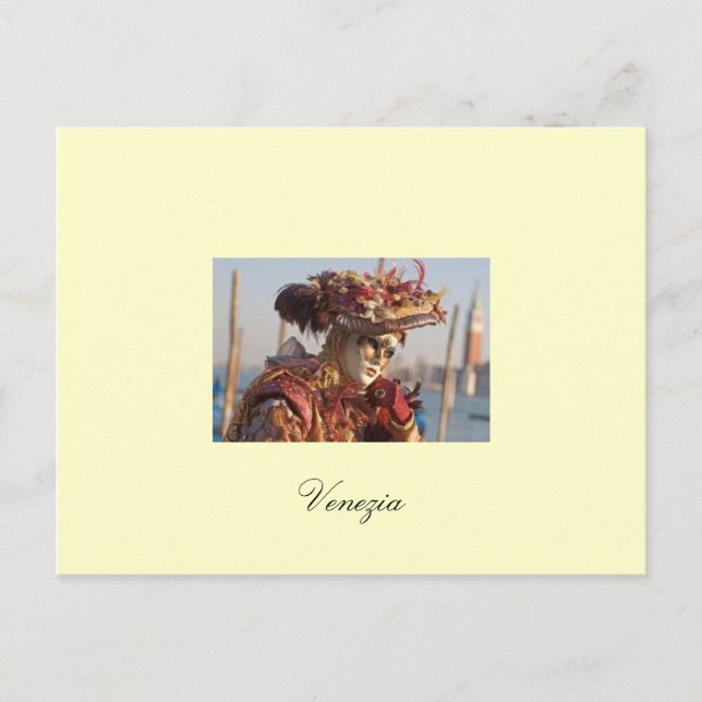 Carte Postale carnaval de Venise (Devant)