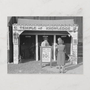 Carte Postale Carnaval Fortune Teller, 1938