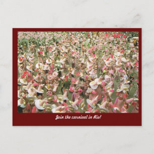 Carte Postale Carnaval Rio de Janeiro, Brésil
