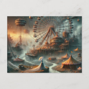 Carte Postale Carnaval Steampunk Sci Fi