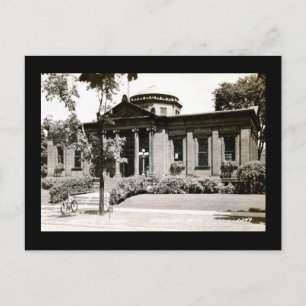 Carte Postale Carnegie Library, Escanaba, Michigan Vintage