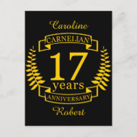 Carnelian Gemstone mariage anniversaire 17 ans