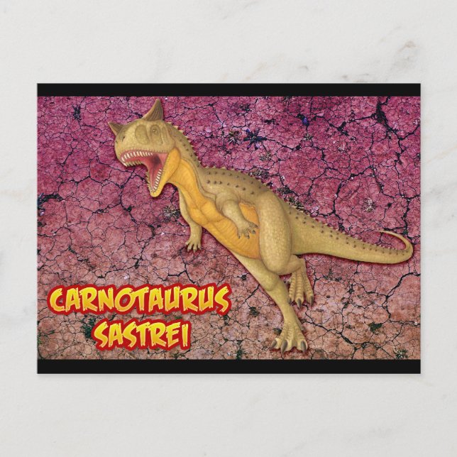 Carte Postale Carnotaurus Sastrei (Devant)