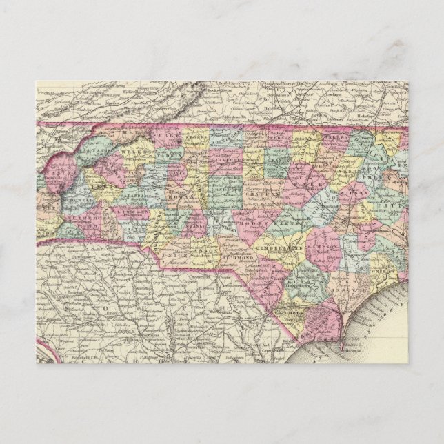 Carte Postale Caroline du Nord 4 (Devant)