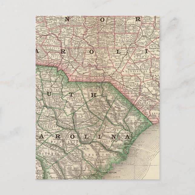 Carte Postale Caroline du Nord et Caroline du Sud 3 (Devant)