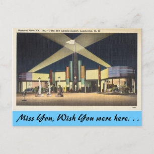 Carte Postale Caroline du Nord, Norman Motors, Lumberton