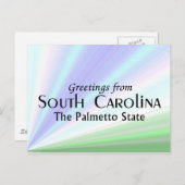 Carte Postale Caroline du Sud (Devant / Derrière)