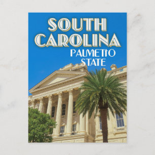 Carte Postale Caroline du Sud Palmetto State