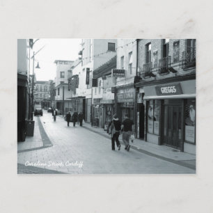 Carte Postale Caroline Street, Cardiff.