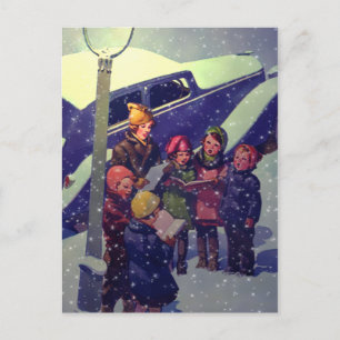 Carte Postale Caroling in the Snow, 1935
