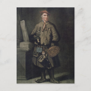 Carte Postale Carolus Linnaeus dans sa robe de Lapin