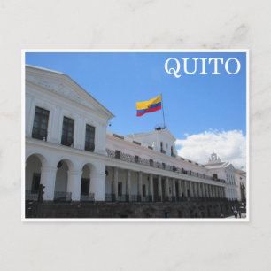Carte Postale carondelet palace quito
