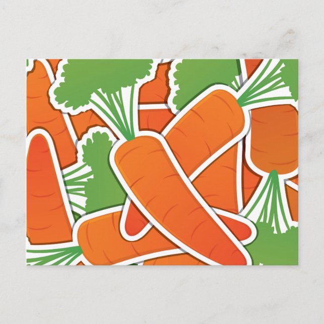 Carte Postale Carotte funky (Devant)